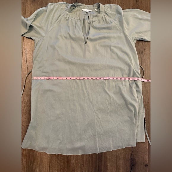 Rebecca Taylor long Sleeve Cotton belted Shirt Dress Size Large - Picture 13 of 15